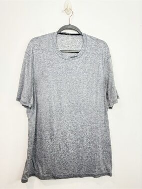 Lululemon Mens Gray Short Sleeve Shirt Size XXL